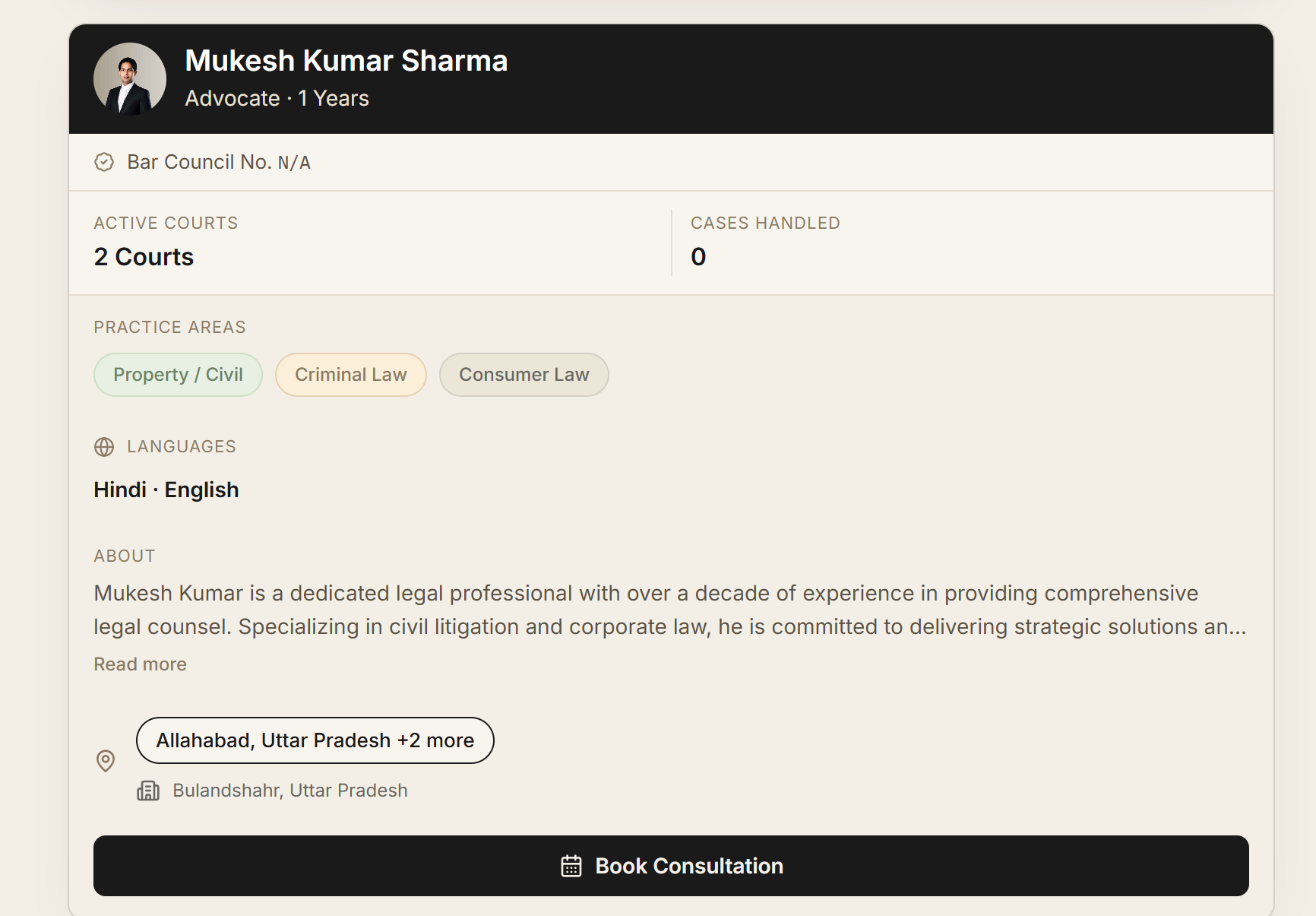 Legal Advice & Consultation